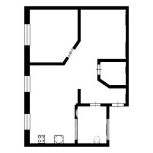 2-к квартира, вторичка, 40м2, 2/5 этаж