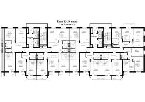 1-к квартира, вторичка, 48м2, 24/25 этаж