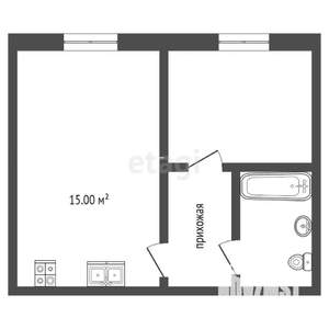 2-к квартира, вторичка, 31м2, 8/9 этаж