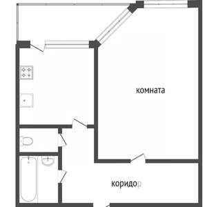 1-к квартира, вторичка, 39м2, 5/10 этаж
