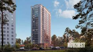 2-к квартира, строящийся дом, 53м2, 6/18 этаж