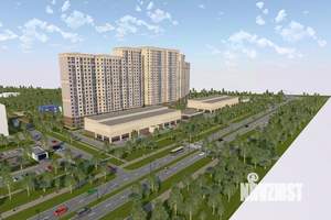1-к квартира, строящийся дом, 49м2, 12/22 этаж