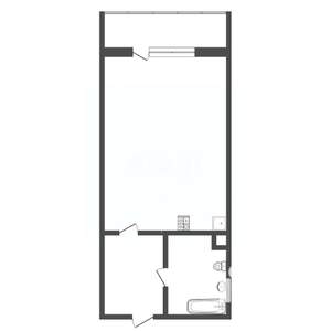 Студия квартира, вторичка, 23м2, 4/5 этаж