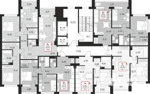 3-к квартира, вторичка, 93м2, 8/21 этаж