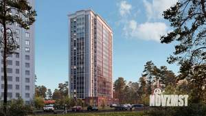 1-к квартира, строящийся дом, 45м2, 16/18 этаж