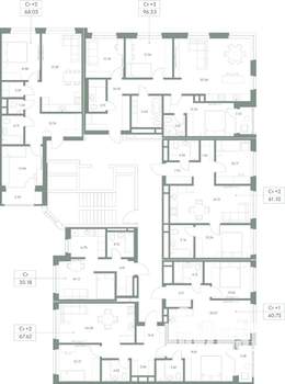 2-к квартира, вторичка, 61м2, 6/9 этаж
