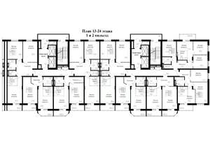 1-к квартира, вторичка, 48м2, 23/25 этаж