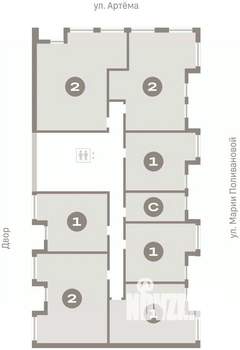 2-к квартира, вторичка, 71м2, 11/17 этаж