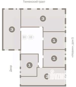 1-к квартира, вторичка, 55м2, 2/17 этаж