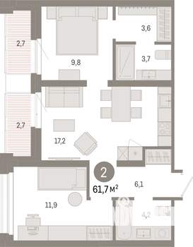 Фото квартиры на продажу (3)