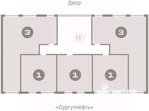 3-к квартира, вторичка, 85м2, 3/9 этаж