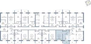 1-к квартира, вторичка, 41м2, 12/25 этаж