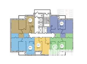 2-к квартира, вторичка, 67м2, 17/22 этаж