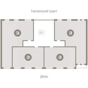 3-к квартира, вторичка, 95м2, 8/17 этаж