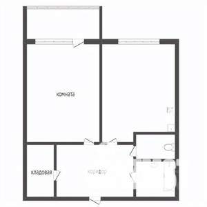 1-к квартира, вторичка, 47м2, 13/18 этаж