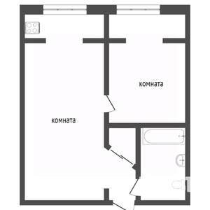 1-к квартира, вторичка, 37м2, 2/8 этаж