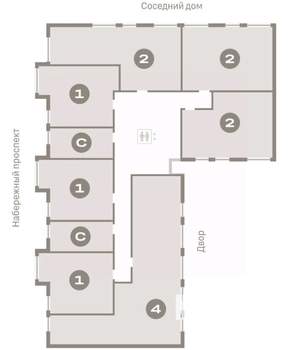 Студия квартира, вторичка, 24м2, 4/7 этаж