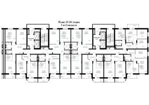 2-к квартира, вторичка, 54м2, 23/25 этаж