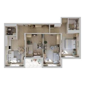 3-к квартира, вторичка, 87м2, 21/23 этаж