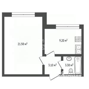 1-к квартира, вторичка, 41м2, 3/5 этаж
