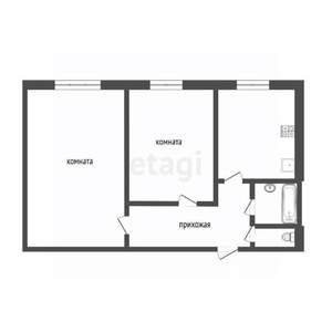 2-к квартира, вторичка, 41м2, 2/5 этаж