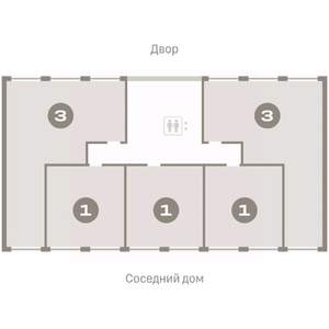 3-к квартира, вторичка, 85м2, 5/17 этаж