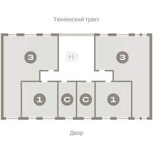 3-к квартира, вторичка, 99м2, 2/8 этаж