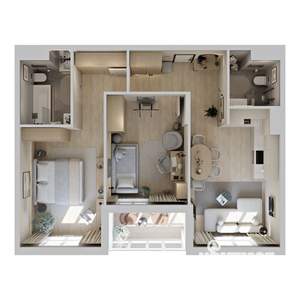 2-к квартира, вторичка, 67м2, 3/23 этаж