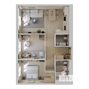 2-к квартира, вторичка, 64м2, 2/9 этаж