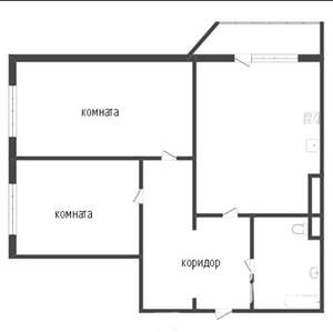 2-к квартира, вторичка, 60м2, 17/17 этаж
