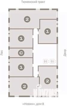 1-к квартира, вторичка, 51м2, 13/15 этаж