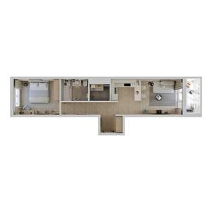 1-к квартира, вторичка, 47м2, 9/9 этаж