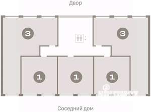 1-к квартира, вторичка, 46м2, 4/17 этаж
