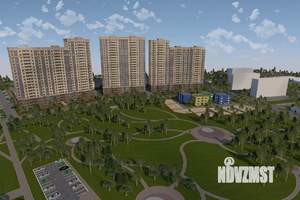 2-к квартира, строящийся дом, 67м2, 21/22 этаж