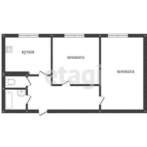 2-к квартира, вторичка, 45м2, 4/9 этаж