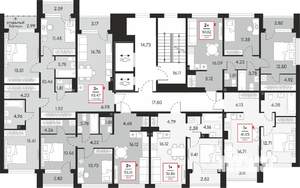 2-к квартира, вторичка, 60м2, 6/21 этаж