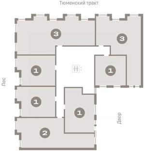 2-к квартира, вторичка, 84м2, 4/17 этаж