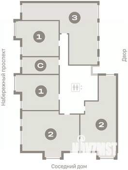 3-к квартира, вторичка, 81м2, 4/17 этаж