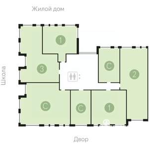 2-к квартира, сданный дом, 160м2, 4/17 этаж