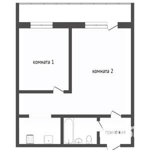 2-к квартира, вторичка, 31м2, 7/8 этаж