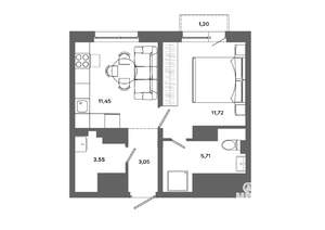 1-к квартира, вторичка, 36м2, 11/19 этаж