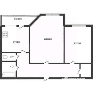 2-к квартира, вторичка, 55м2, 7/9 этаж