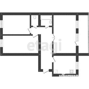3-к квартира, вторичка, 67м2, 12/17 этаж