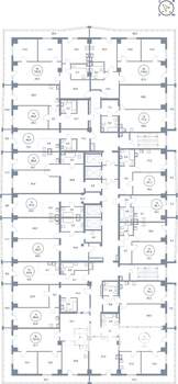 1-к квартира, вторичка, 46м2, 2/25 этаж