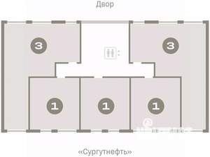 1-к квартира, вторичка, 46м2, 3/9 этаж