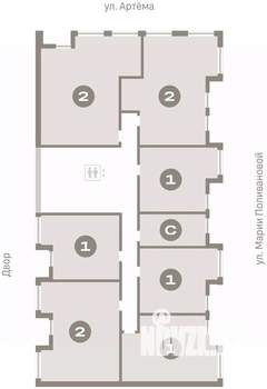 2-к квартира, вторичка, 87м2, 5/17 этаж