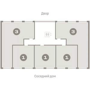 3-к квартира, вторичка, 85м2, 4/7 этаж