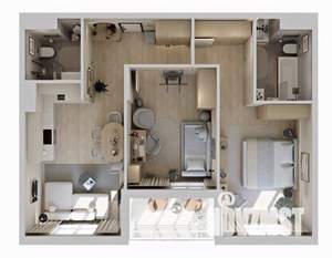 2-к квартира, строящийся дом, 67м2, 6/23 этаж