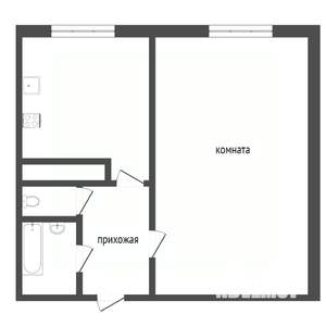 1-к квартира, вторичка, 30м2, 4/9 этаж