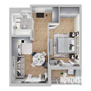 1-к квартира, вторичка, 45м2, 1/22 этаж